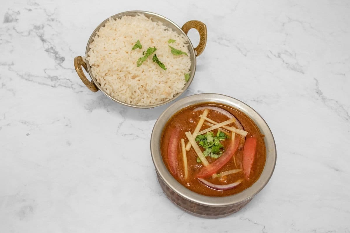 Chana Masala with Rice Combo
