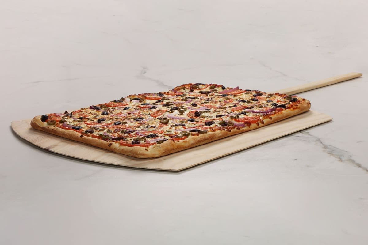 21'' x 15'' Party Greek Gourmet Pizza (24 Slices)