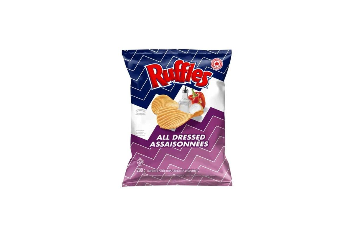 Ruffles All Dressed Flavoured Potato Chips (200gm)