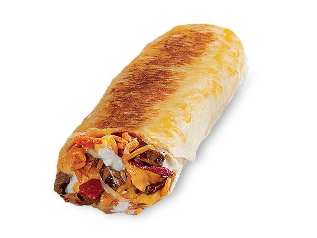 Steak Grilled Cheesy Burrito