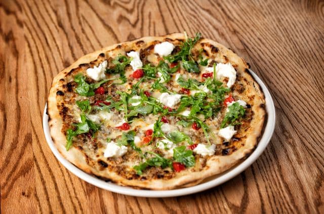 Fennel Sausage and Burrata Pizza