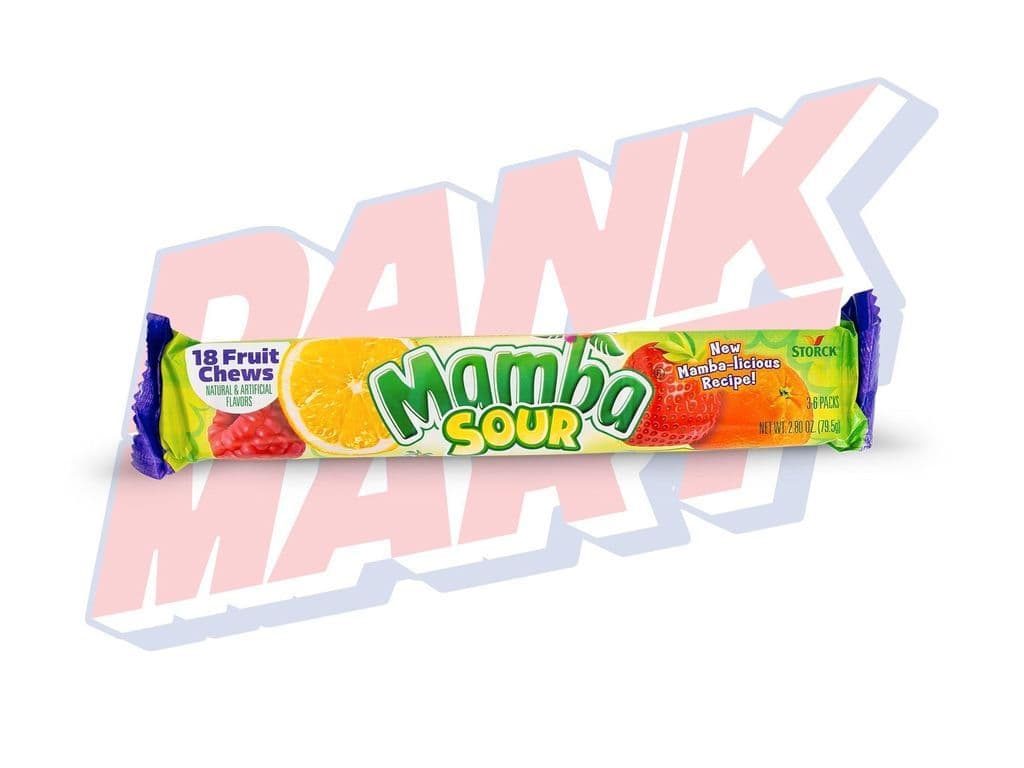 Mamba Sour Fruit Chews - 2.8oz