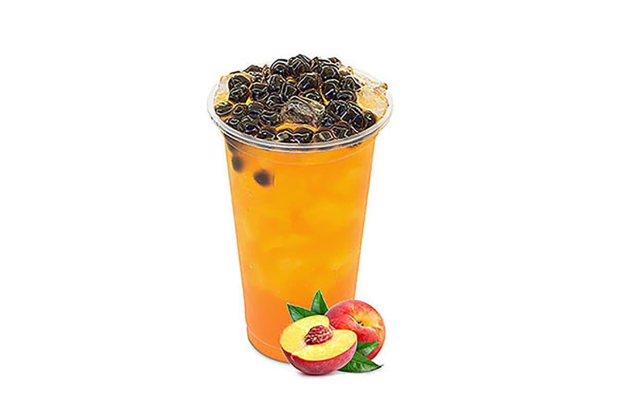 Peach flavored tea