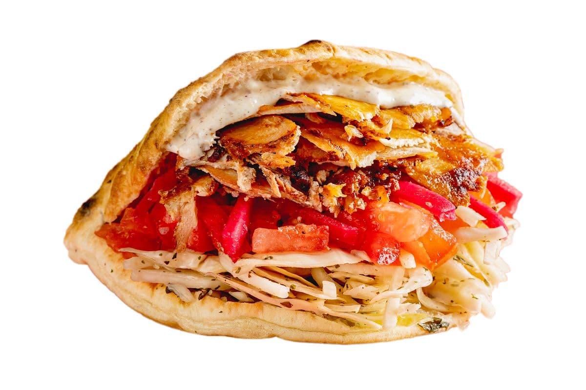 Oven Baked Chicken Pita