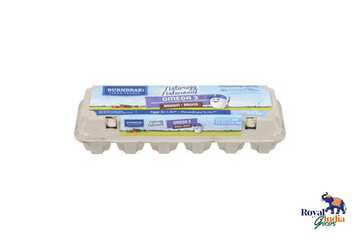 Burnbrae Omega-3 Brown Eggs (1 dozen)