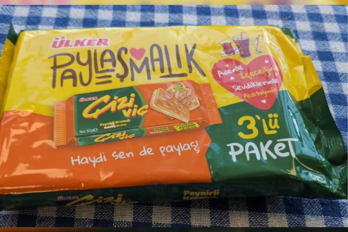 ULKER CIZIVIC CHEESE CREAM SANDWICH CRACKERS pack of 3