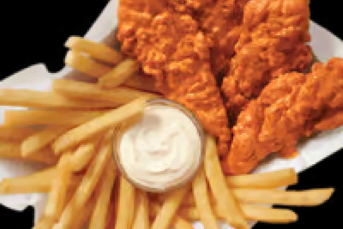 Buffalo Sauced & Tossed Chicken Strip Basket