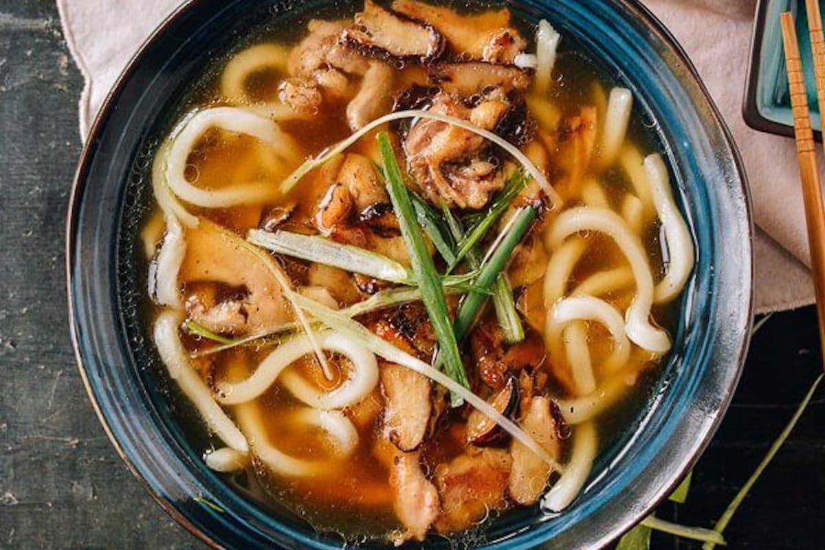 Udon Noodle Soup with Pork