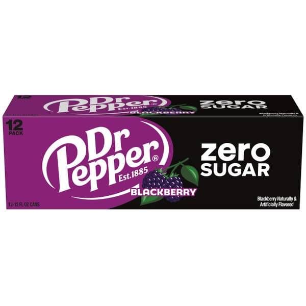 Dr. Pepper Mure Zero 355ml/ Dr. Pepper Blackberry 355ml