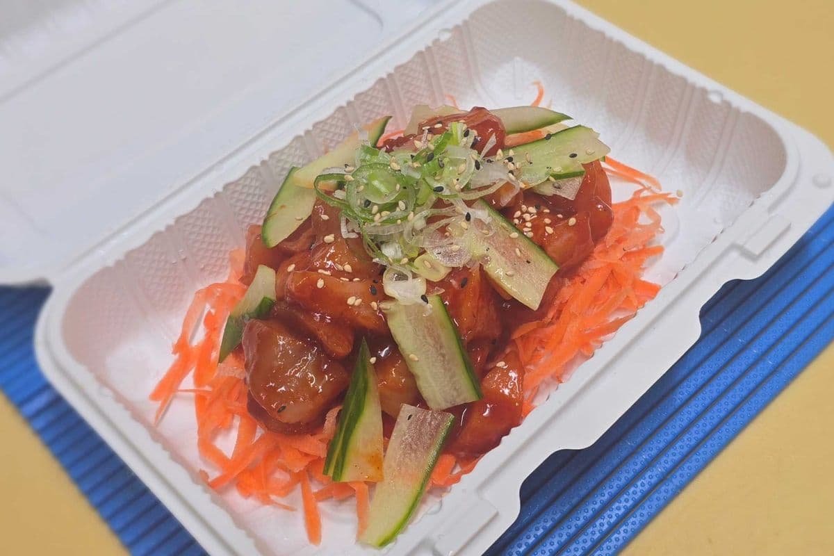 Spicy Salmon Sashimi