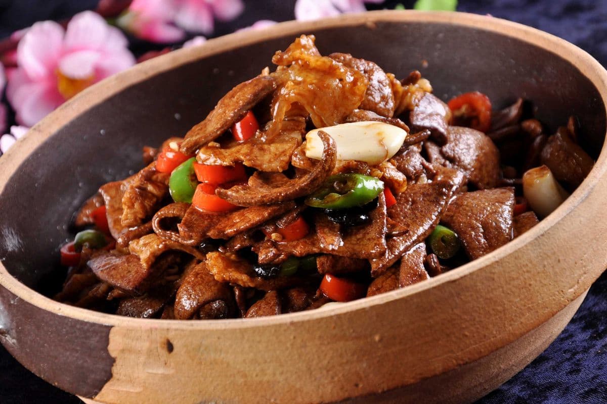 Stir-fry Pork Liver 酱爆猪肝