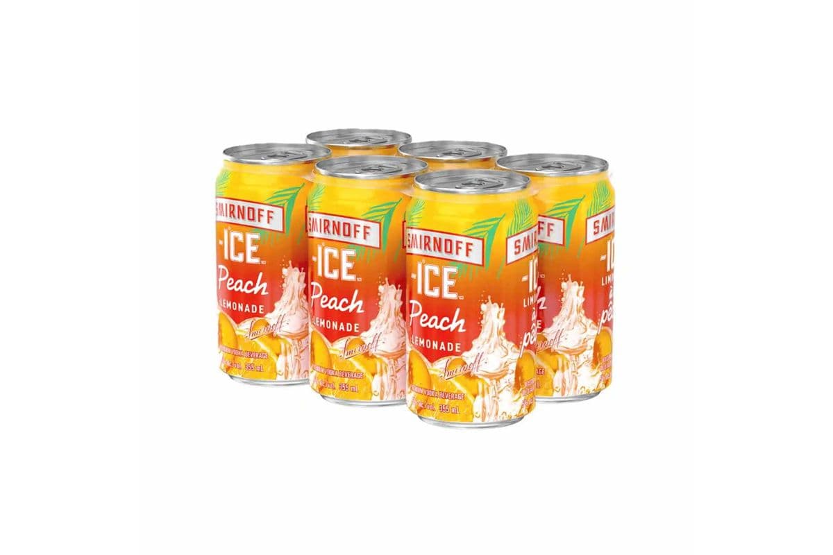 Smirnoff Peach Lemonade (6 x 355ml Cans)