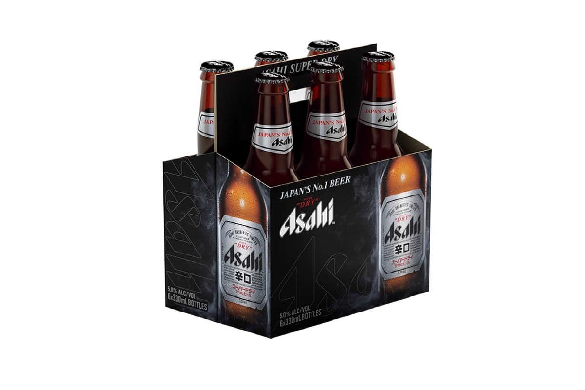 Asahi Super Dry (6 x 341 ml Bottles)