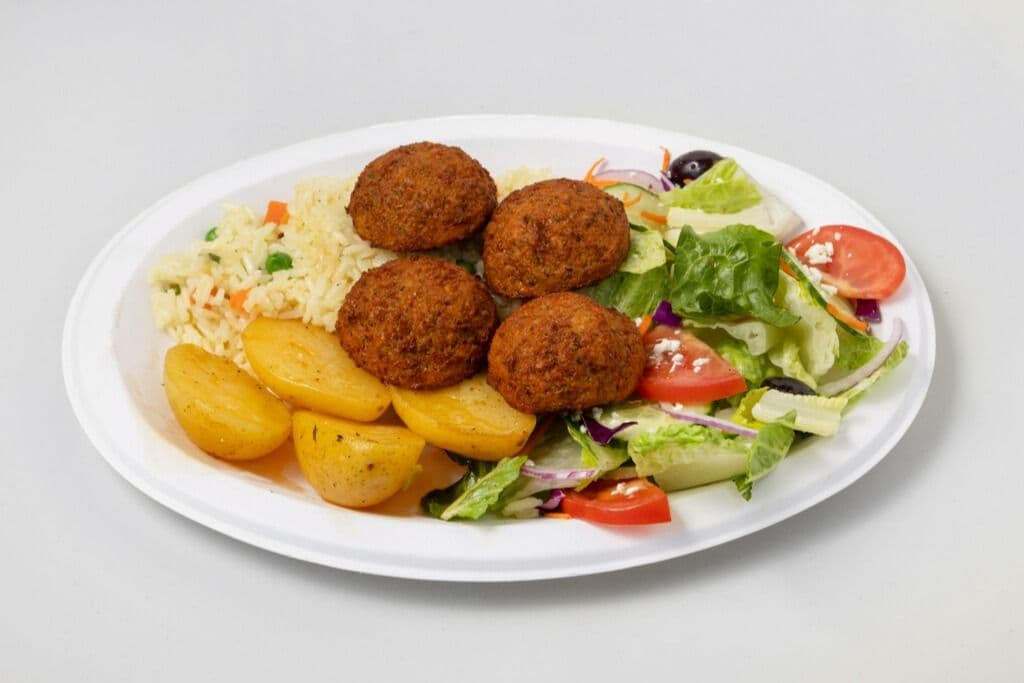 Falafel (home made) Plate