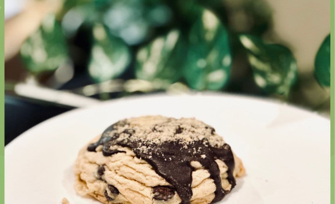 Vegan Smores Filled Gourmet Cookie