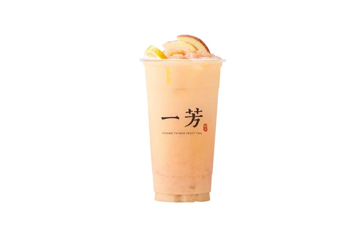 Peach Green Tea Slush 桃桃水果冰沙