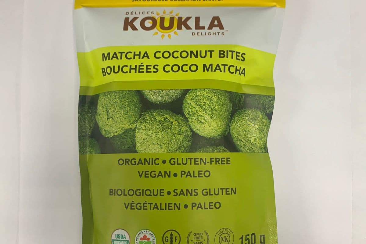 Koukla Delights Matcha Coconut Bites (150 gm)