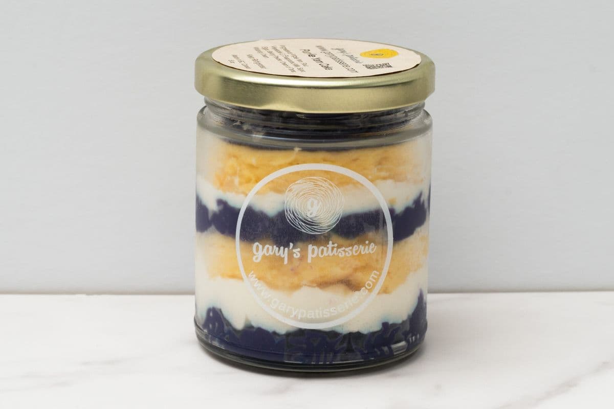 Purple Yam Cake in the Jar