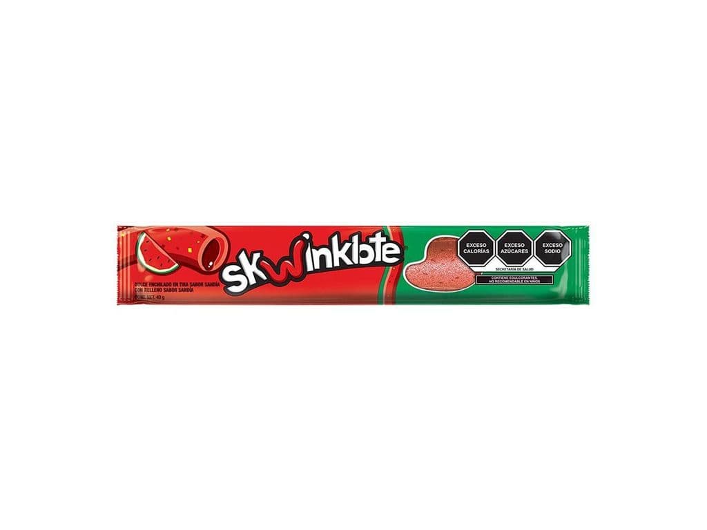 Lucas Skwinklote Watermelon Filled Hot Gummy Rope 40g Spicy Mexican Candy