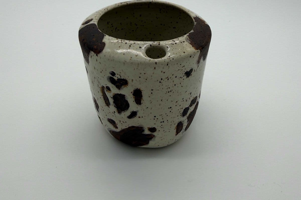 Black cow to go tumbler