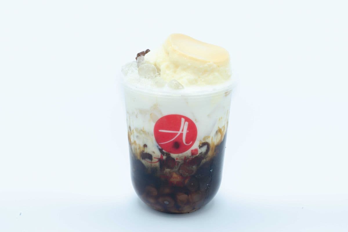 Ami Panda with Crème Caramel Cake
