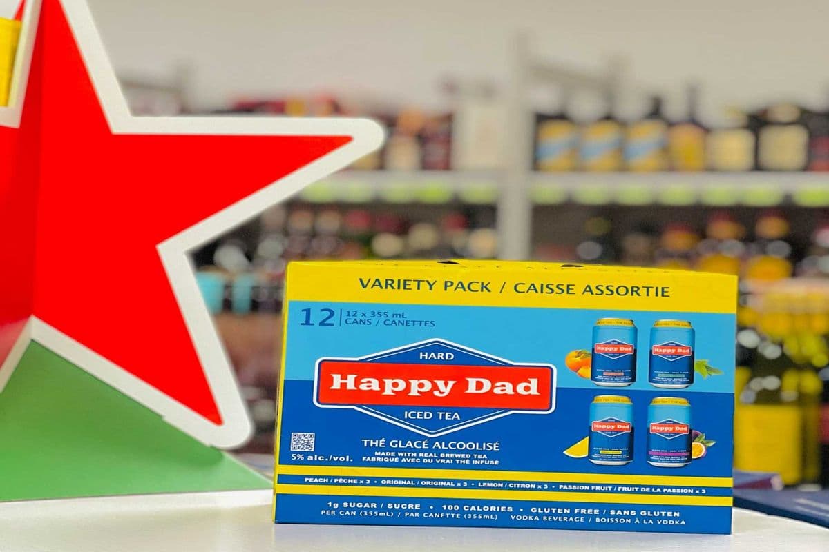 HAPPY DAD ICED TEA VARIETY PACK (12*355ML) (12 x 355ML)