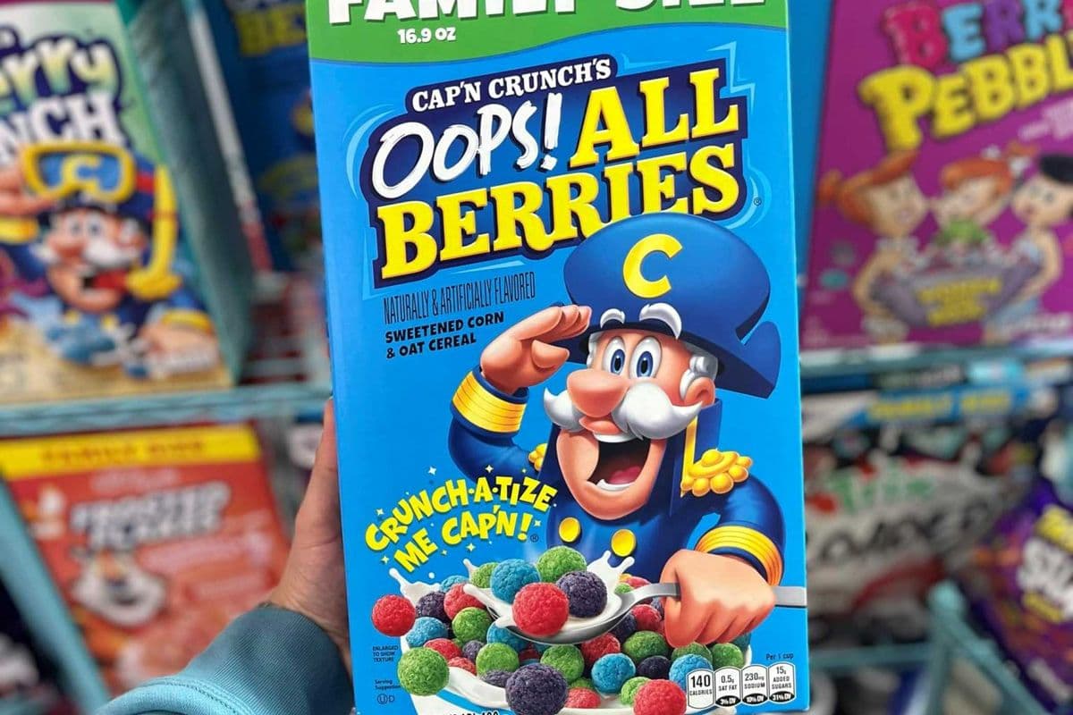 (USA) CAP'N CRUNCH'S OOPS ALL BERRIES FAMILY SIZE - 480G