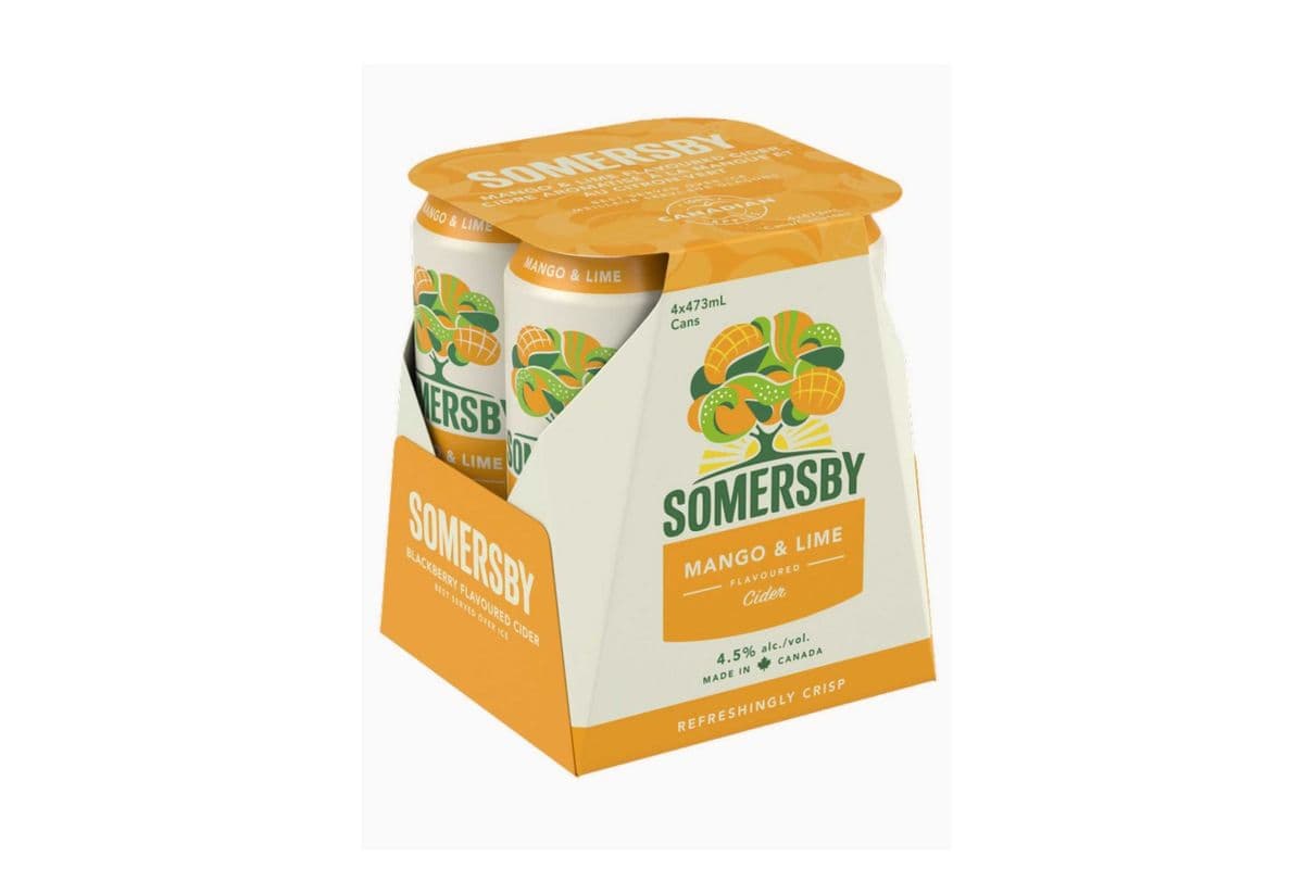 SOMERSBY MANGO LIME CIDER 4 CAN (1 x 473 ML)