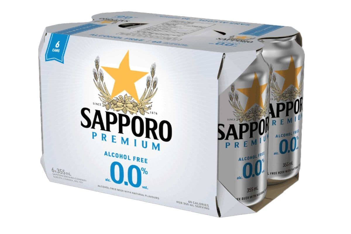 Sapporo 0% (355ml can)