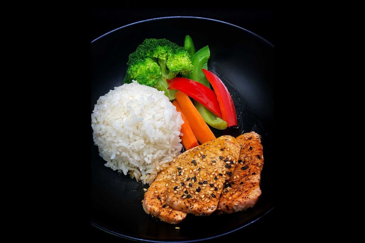 Salmon Teriyaki Bowl