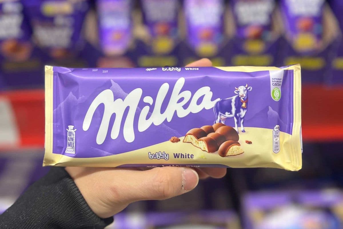 (UK) Milka Bubbly White - 95g