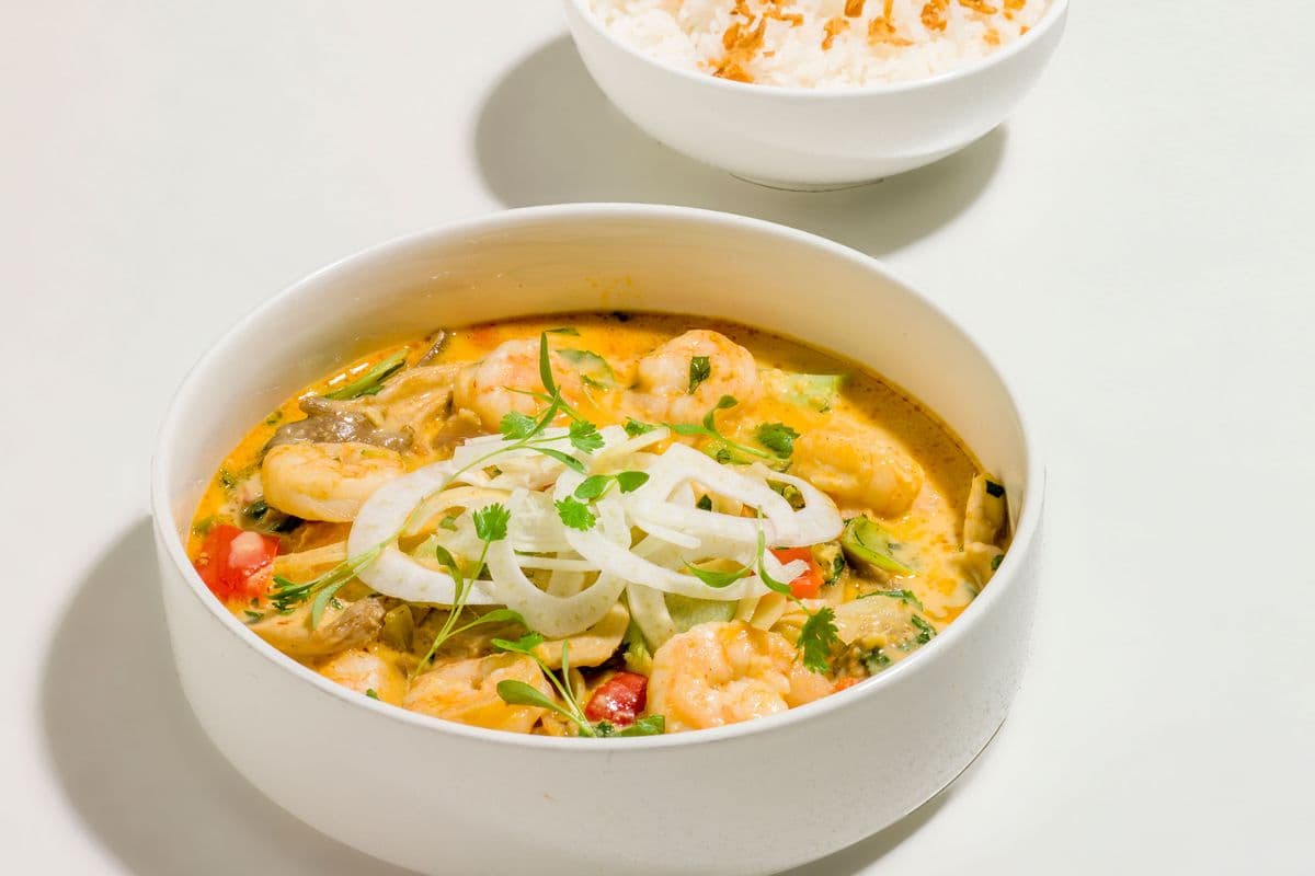 Thai Prawn Curry Bowl