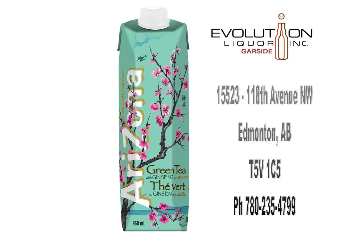 Arizona Green Tea with Ginseng and Honey 0960T (960ml Tetra Pack)