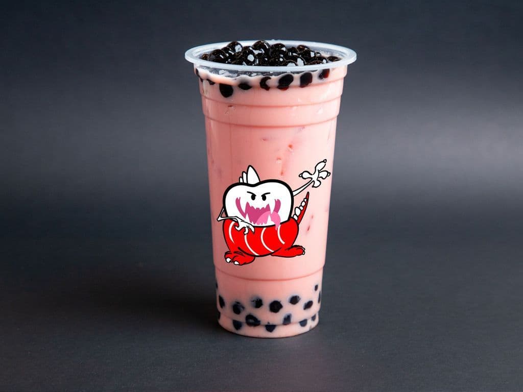 STRAWBERRY MILK TEA