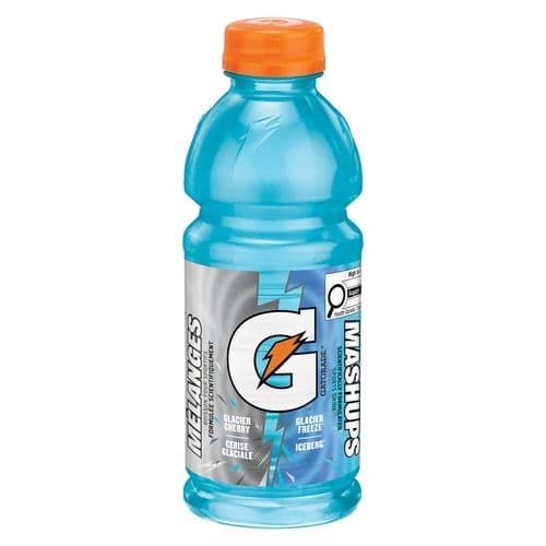 Gatorade Mélanges Cerise Glaciale et Iceberg 591ml/ Gatorade Mashups Glacier Cherry & Glacier Freeze 591ml591ml
