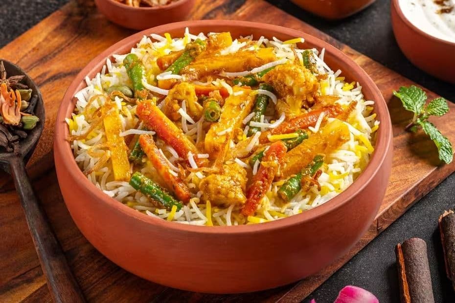 Hyderabadi Veg Dum Biryani