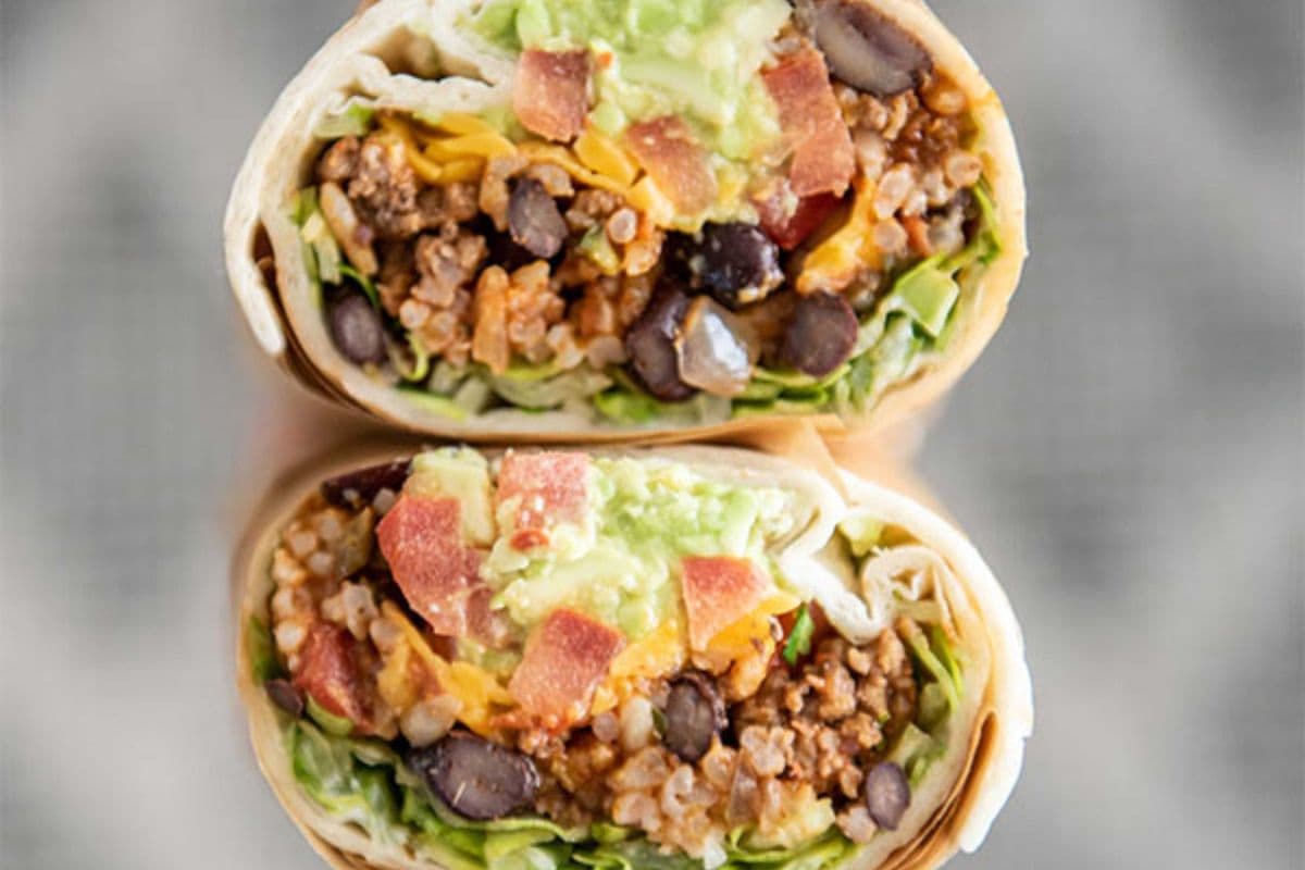 Spicy Burrito (on 12" Tortillas )