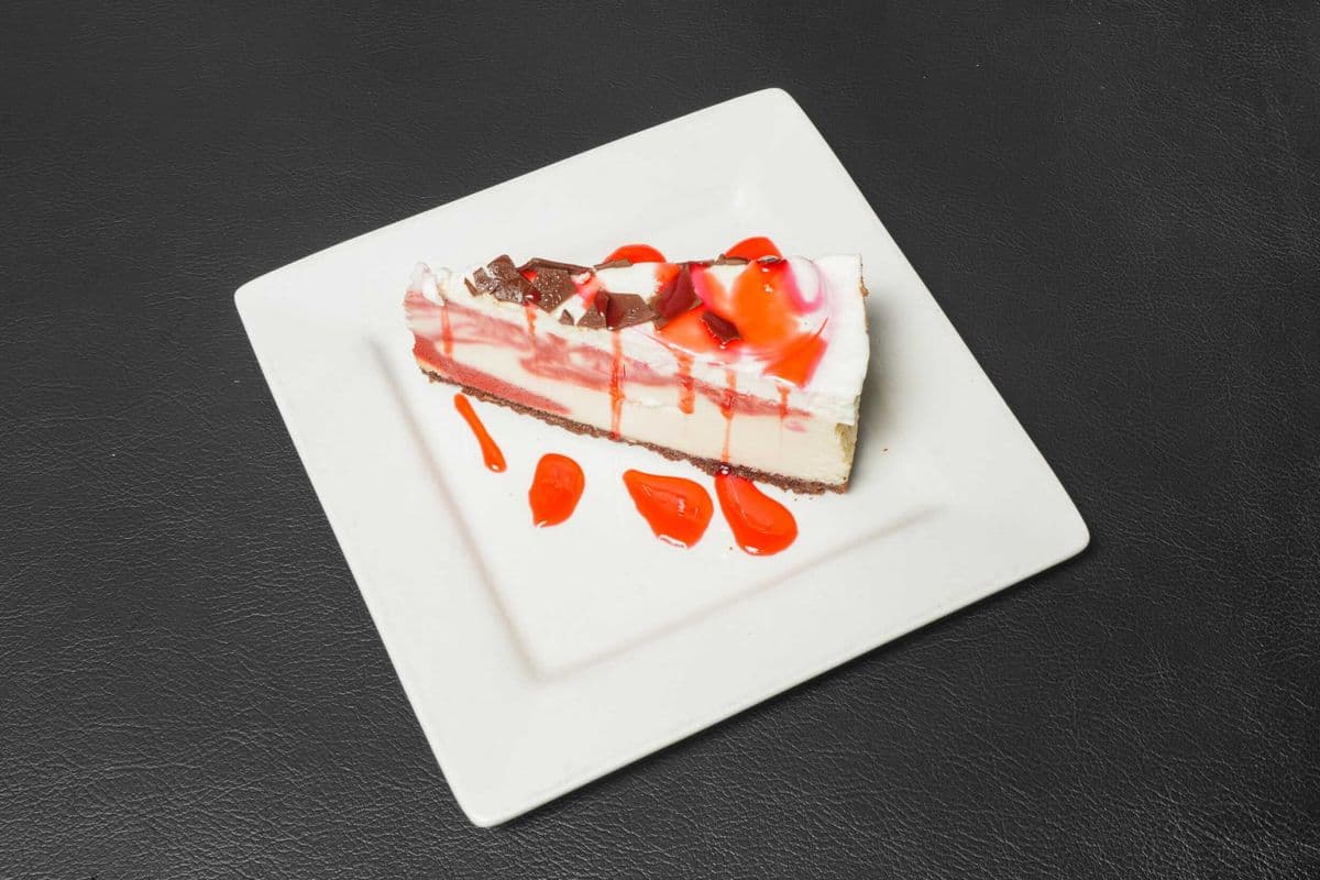 Strawberry Champagne Cheesecake