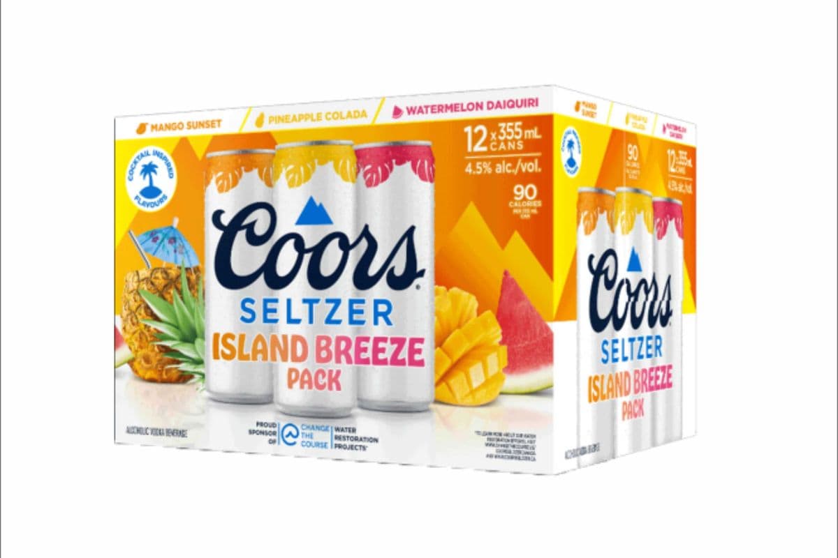 Coors Seltzer Island Breeze 12 can (12 x 355ml)