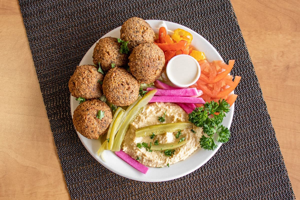Falafel Plate (6pcs)