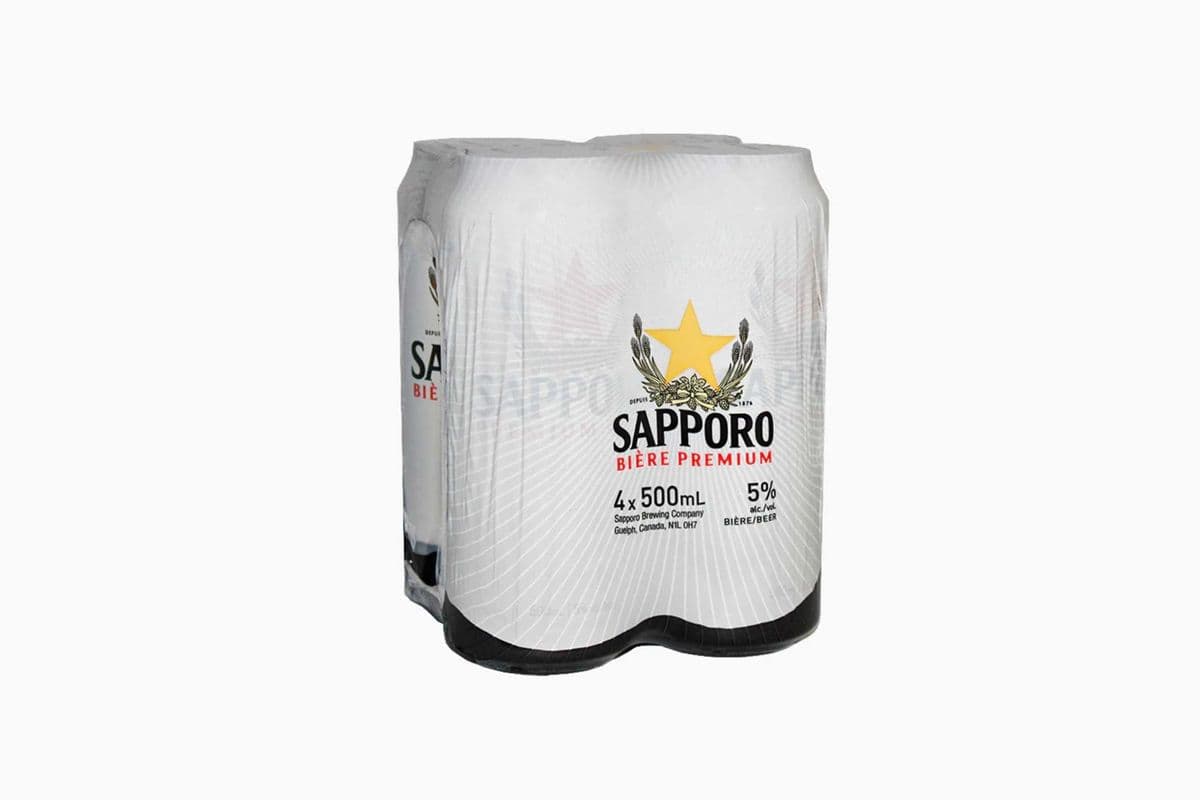739210. SAPPORO (4 x 500ML (CANS))