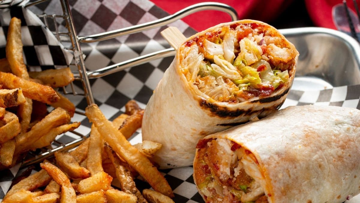 Crispy Asiago Chicken Wrap