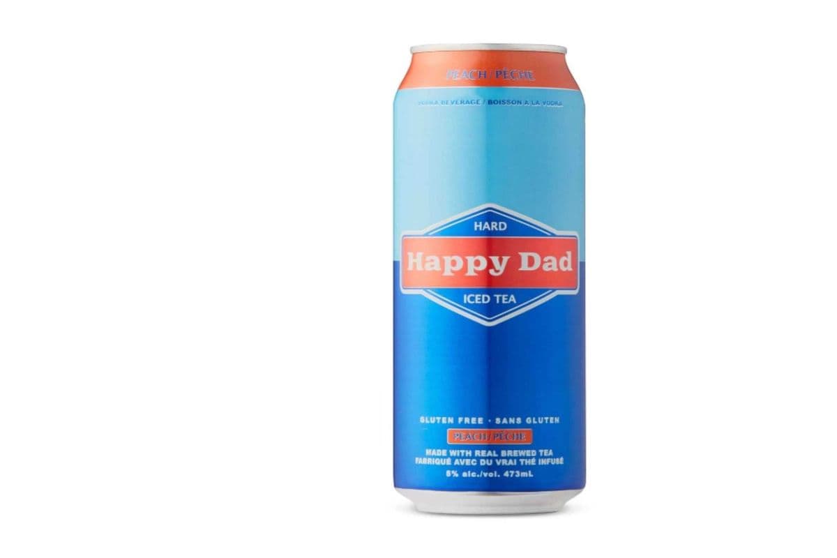Happy Dad PEACH iced tea Tall can (1 x 473ML)