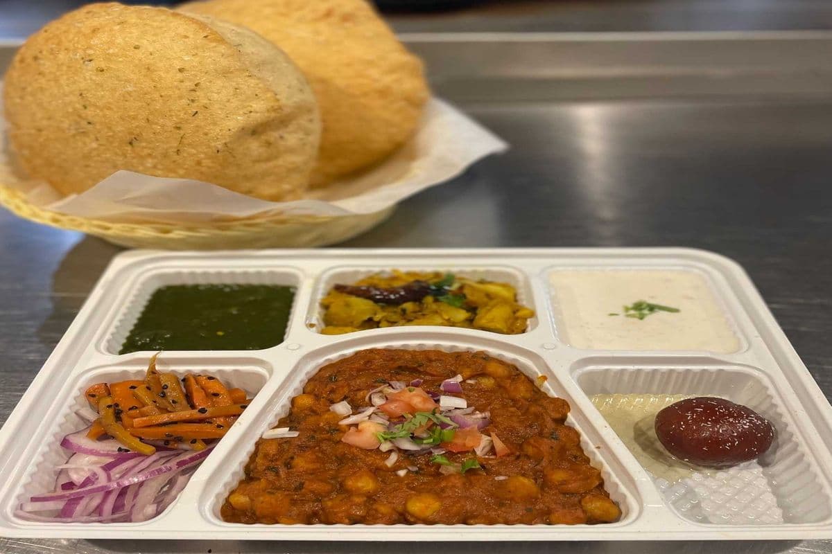 Channa Bhatura Thali