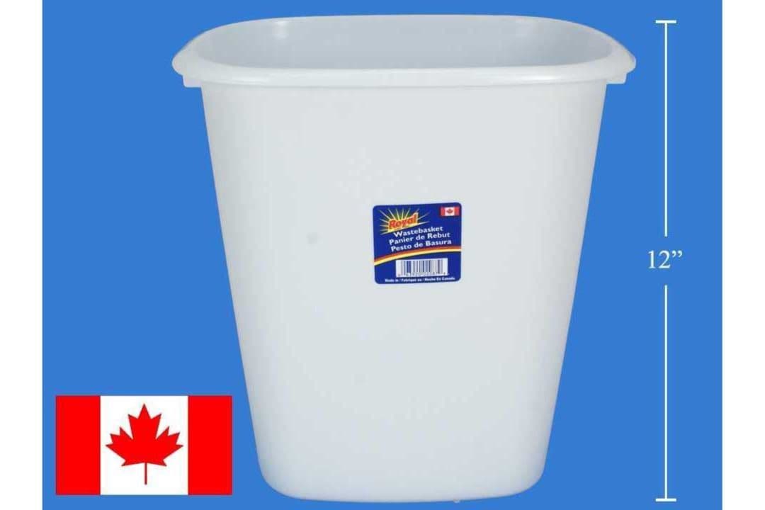 Waste Basket 12In, CTG RS2087