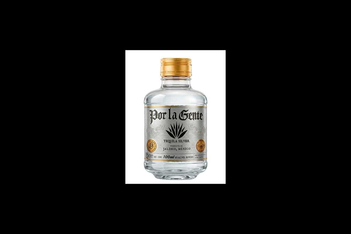 POR LA GENTE TEQUILA SILVER - 100ML (1 x 100ML)