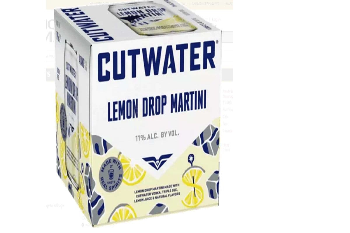 Cutwater Lemon Drop Martini (4 x 355 ml cans)