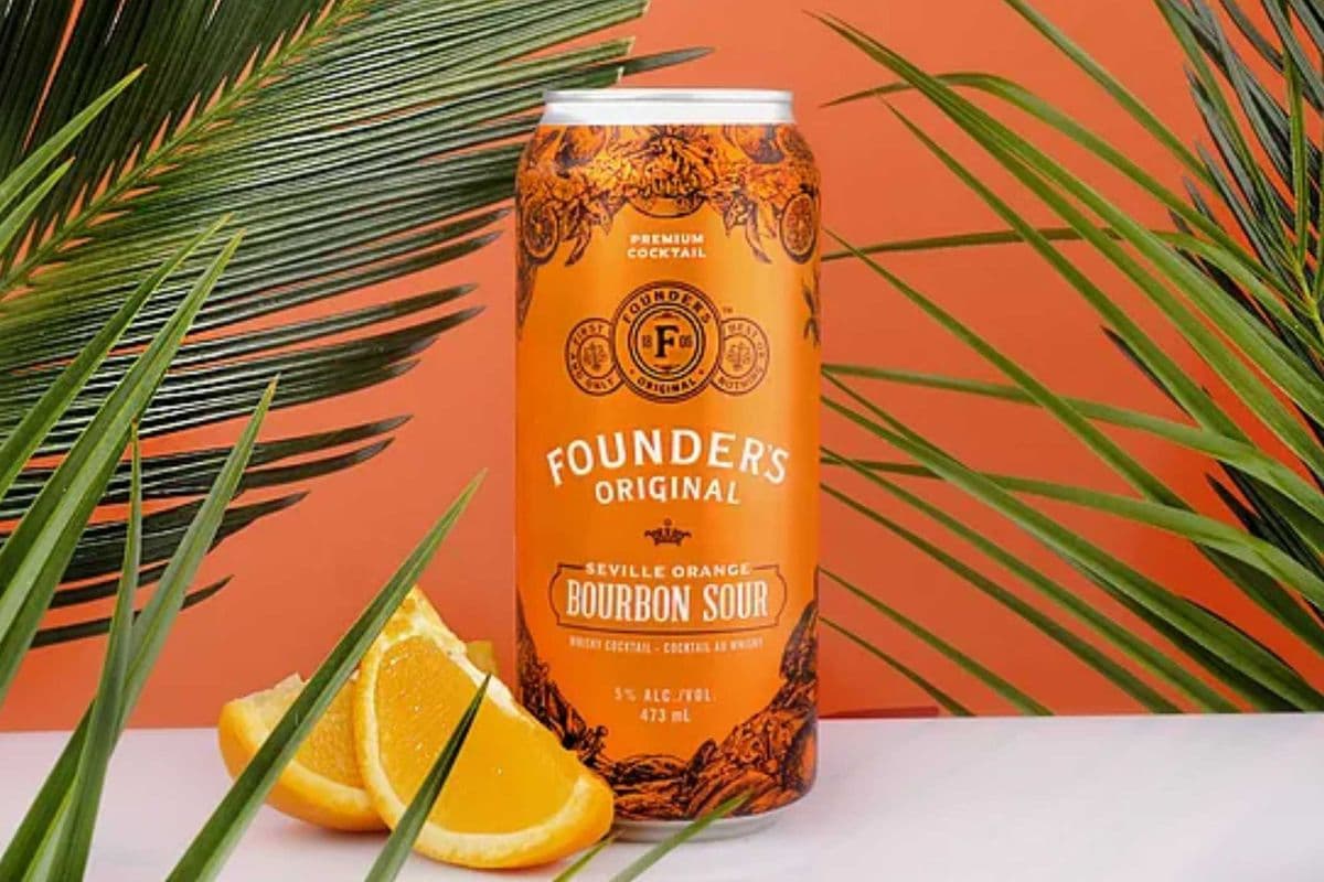 Founders Original Bourbon Sour (4 Cans) (4 x 355ml)