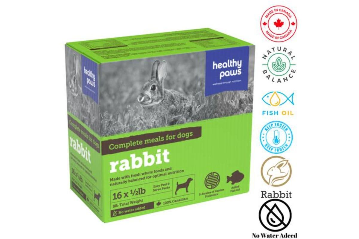 Healthy Paws Canine Complete Dinner Rabbit (0.5 lb)