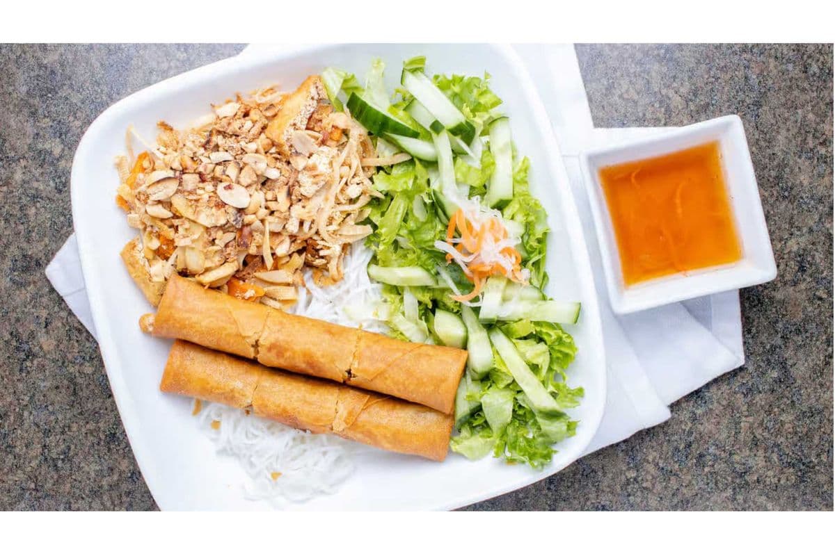 Vegan Vermicelli Spring Roll Bowl